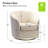 Holden Velvet Swivel Accent Chair-418547406