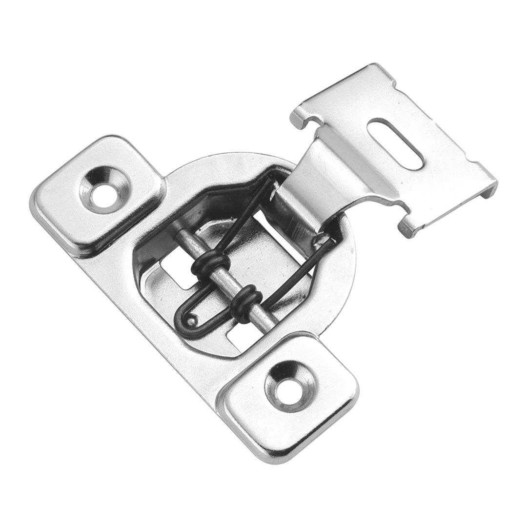 Cabinet Hinge -Invisible/Concealed Door Hinge 1/2" overlay - Polished Nickel Finish Hickory Hardware Pack 