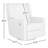 Mandie 37.4" Wide Swivel Rocking Manual Recliner in Faux Leather-1749007318