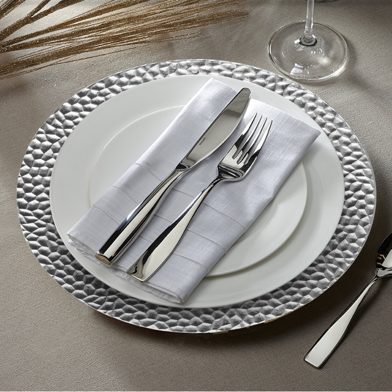 Lilah Melamine Geometric Charger