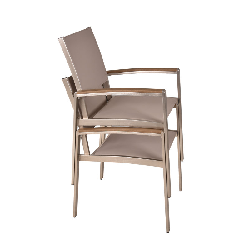 Lillianne Stacking Patio Dining Armchair