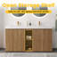 Meuble-lavabo Knotty Oak