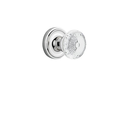 Classic Rosette with Crystal Meadows Knob