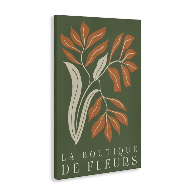 Flower Shop Midcentury Minimal Canvas, design par Emily Navas, H 24 po x l 16 po