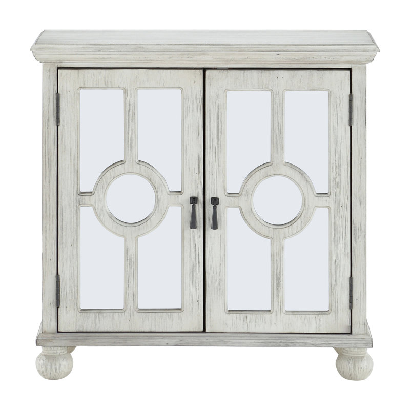 Armoire moderne moderne, en bois, portes miroir, pour le salon principal, Blanc antique
