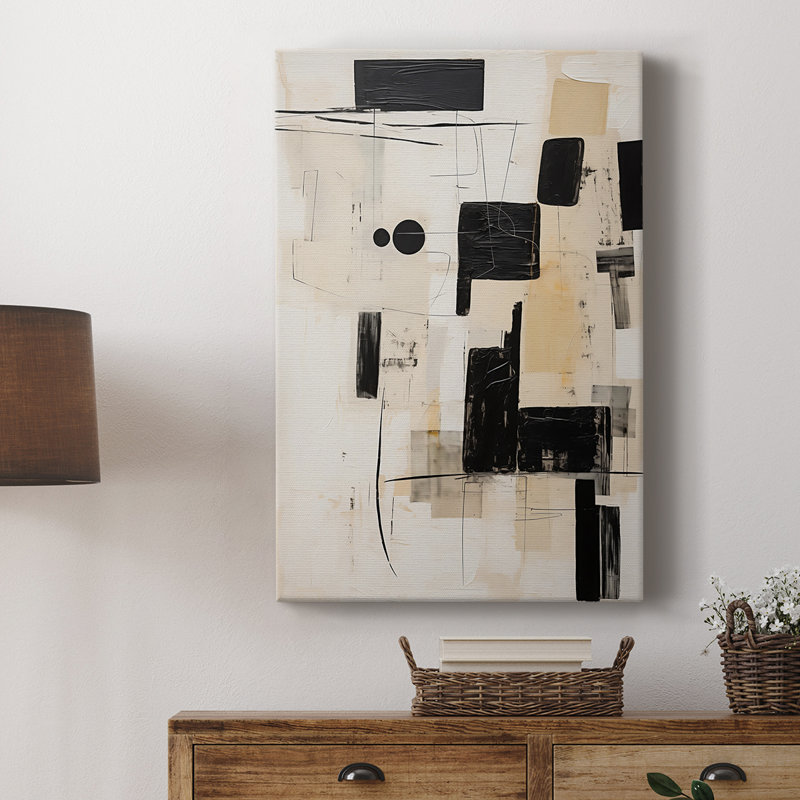 ABSTRACT Series CCGLX-III - Cavas de galerie sur mesure, H 27 po x l 18 po