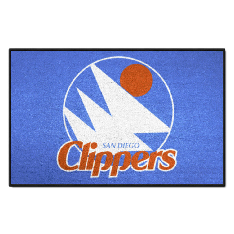 FANMATS San Diego Clippers_NBA Retro San Diego Clippers Starter Mat Accent  Rug - 19In. X 30In.