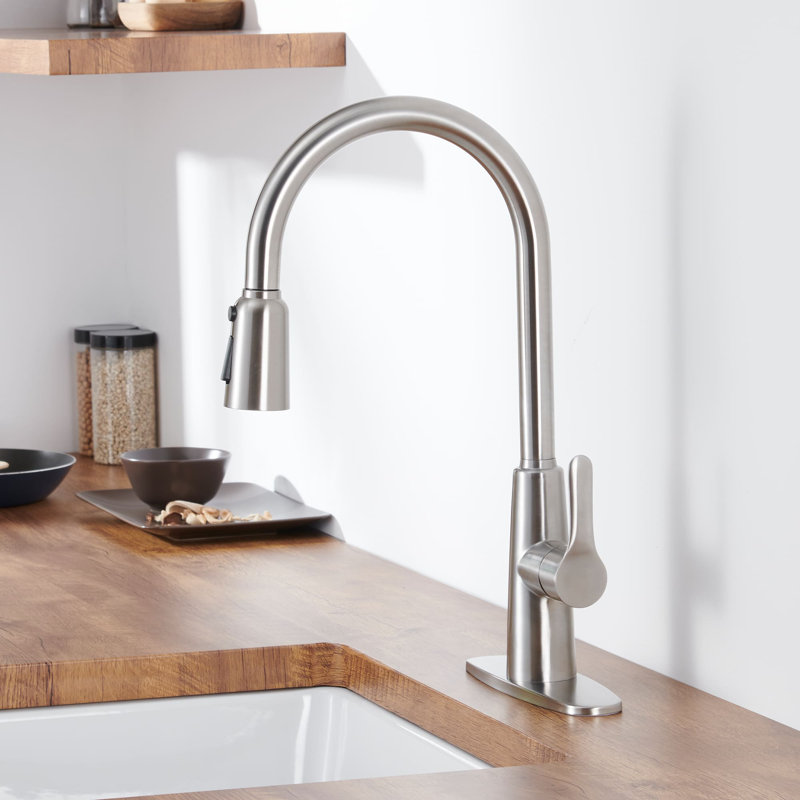 AWZTOO Pull Out Kitchen Faucet