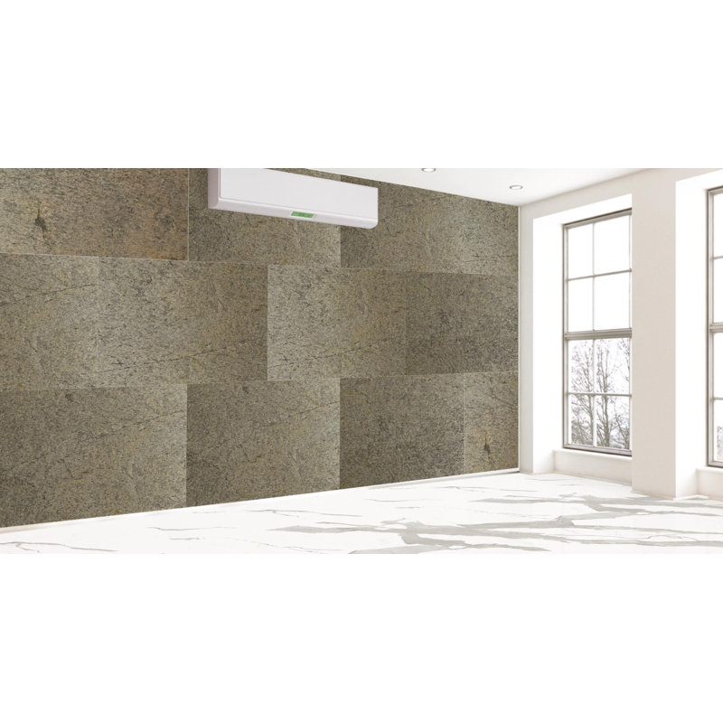 Panneau mural en pierre gris Falkirk Johnstone 35,4 po x 23,6 po (paquet de 1)