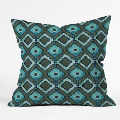 Coussin décoratif intérieur/extérieur schatzi brown boho diamants