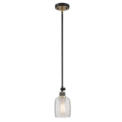 Luminaire suspendu cylindrique simple à 1 lumière Oglethorpe