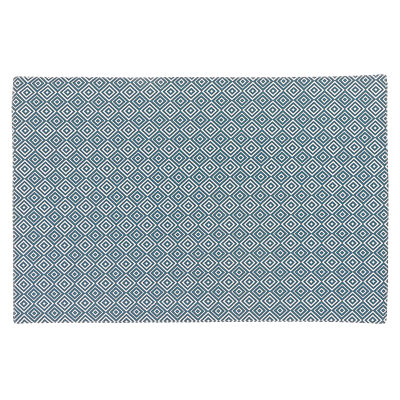 Napperon en coton géométrique 12 X 18 - ensemble de 12