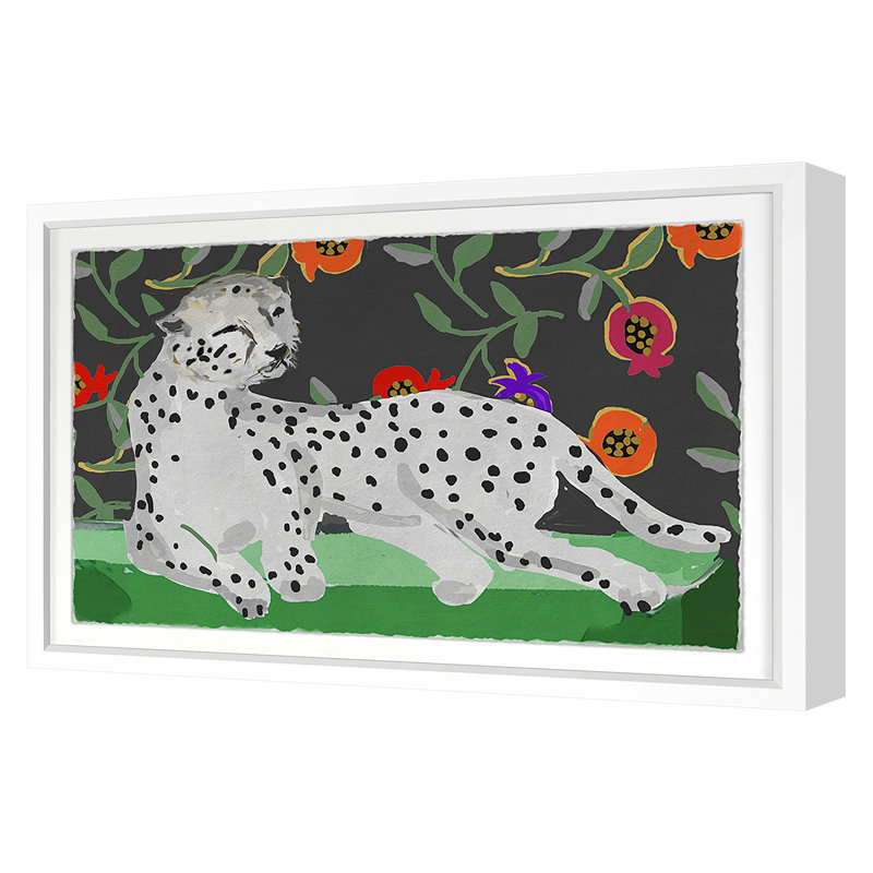Madame Cat 2 Print by Dana Gibson, White