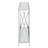 Darek 42'' Glass Top Console Table