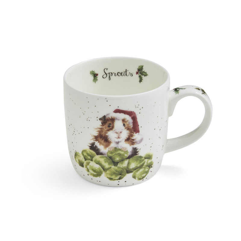 Classic Wrendale Designs, Sprouts Guinea Pig Mug