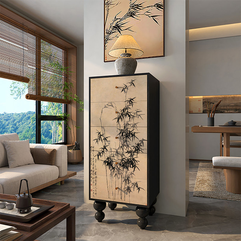 Armoire de rangement rétro multifonctionnelle