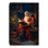 "Santa lecture" par Candlelight, art mural sur toile tendue