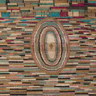Tapis décoratif multicolore à motif abstrait