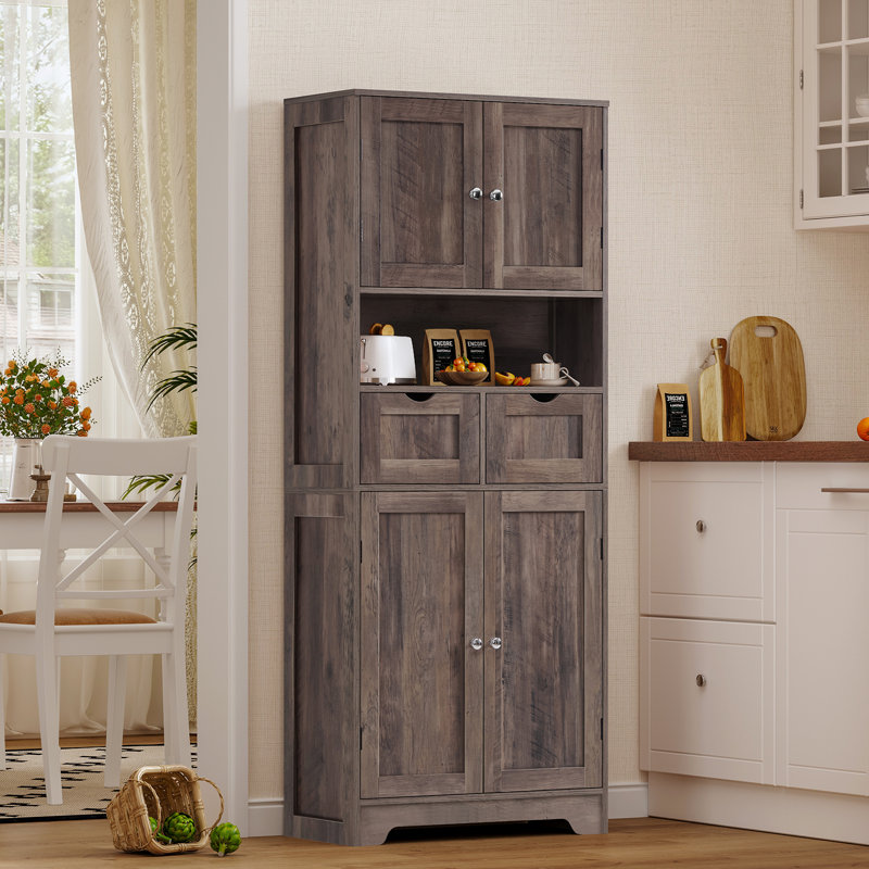 Rangement pour salle de bain Maydelle, Chêne