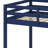 Twin Size Loft Bed – Ladder & Strengthened Slat Bed Platform-322923534