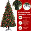 Arbre de Noël 72 po H 250 po avec 250 lumières DEL
