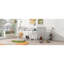 Lit mezzanine bas en bois blanc avec lit mobile pour la chambre à coucher - confortable et sécuritaire