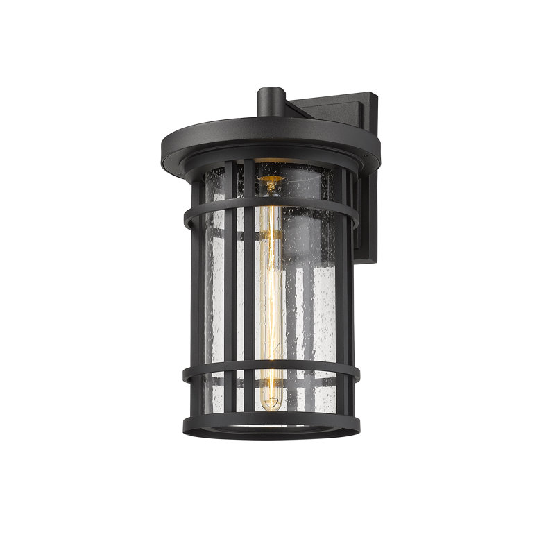 Lanterne murale d'extérieur Landry, Noir, H 16,75 po x l 10 po x P 11,25 po