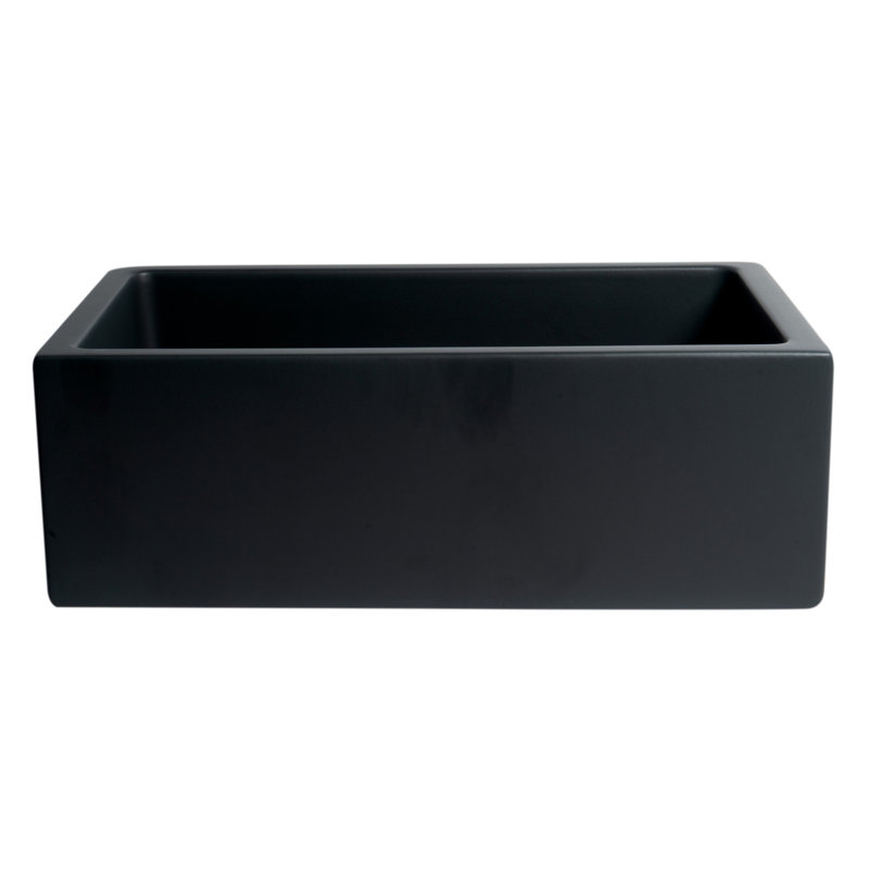 29.88'' L Single Bowl Fireclay Kitchen Sink
