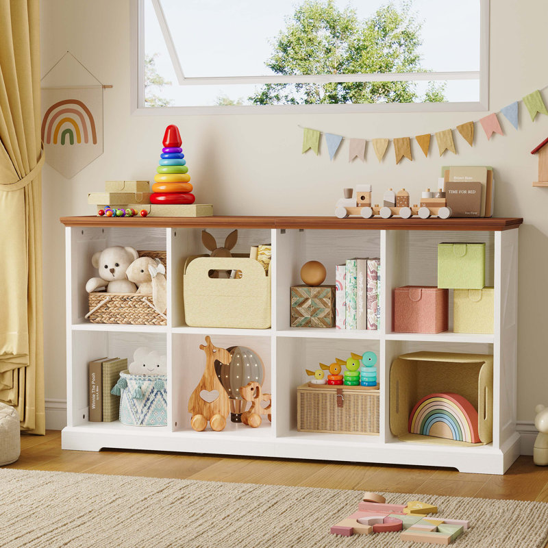 Bibliothèque de rangement pour 8 cubes