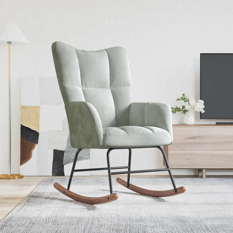 Rocking Chair, Light Grey