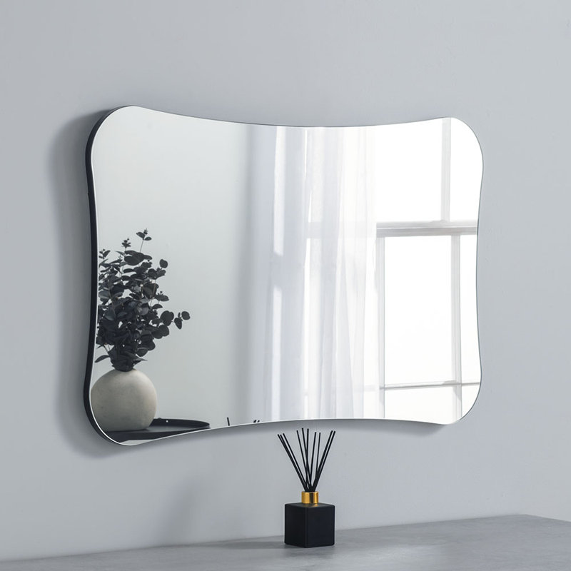 Aleli Vanity Mirror, 80cm x 12cm, Black