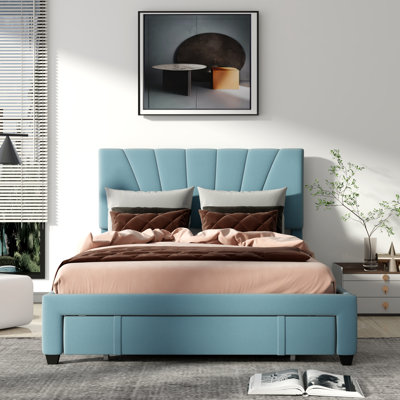Johnita Upholstered Platform Storage Bed
