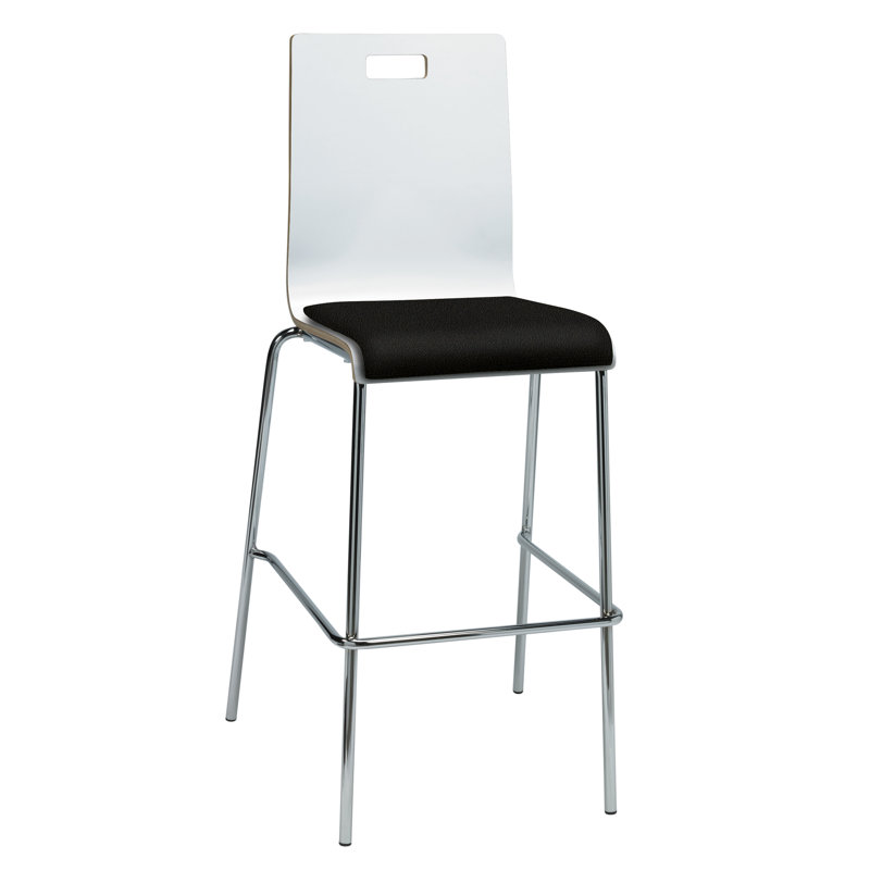 Tabouret 30 "Jive, Tuxedo / blanc