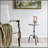 Unique Metal-Based Marble Accent Table