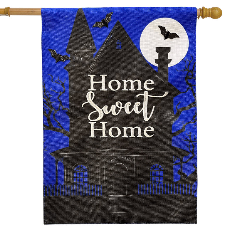 Drapeau de maison Home Sweet Haunted