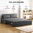 Ebern Designs Pull Out Sofa Bed, 2-in-1 Modern Convertible Sleeper Sofa Couch, Twin Size Linen Revesible Couch Bed With Cushions&throw Pillows For Small Place/apartment/living Room/office-685468944