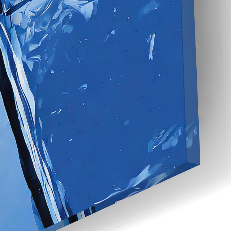 Art mural en verre Ivy Bronx «Broken Glass» par Andreas Magnusson, H 16 po x l 12 po x P 0,13 po