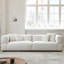 Causeuse-coussin modulaire en velours blanc-1295199747-1295199805