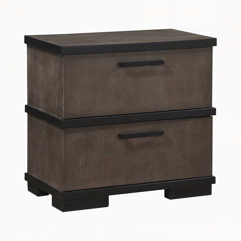 Modern Nightstand with Drawers