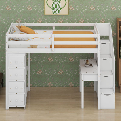 Loft Bed With Storage Drawers
