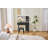 Modern Makeup Vanity Desk with LED Lights & Mirror, 4 Drawer Dressing Table Set with Stool, 3 Colors Dimmable Brightness, Space-Saving for Bedroom, Black-722715476