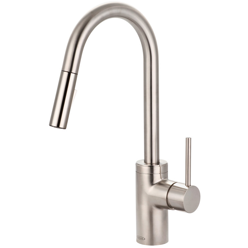 Pioneer Motegi Pull Down Kitchen Faucet, Brushed Nickel