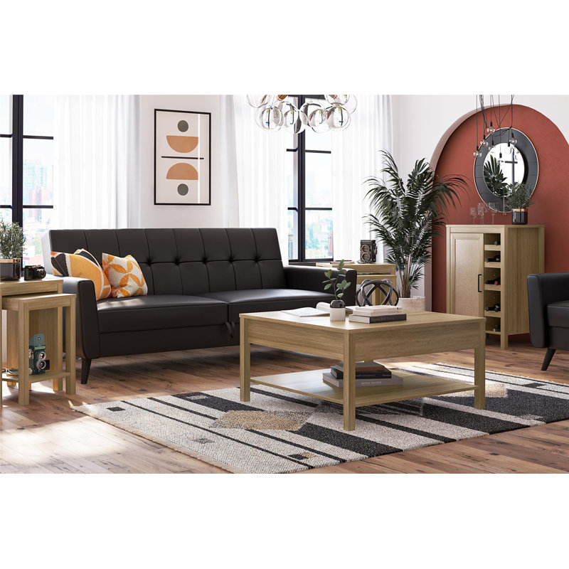 Shenorock Bar Cabinet, Natural