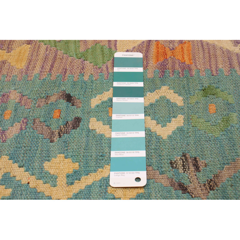 Tapis bleu sarcelle unique 4 pi x 4 pi 10 po Marunouchi