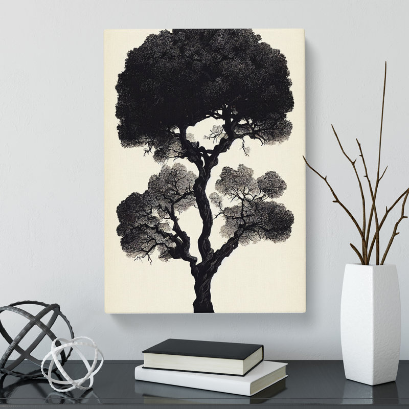 CAN-V0523-1782X Pear Tree Shadow Vol.1 - Wrapped Canvas Print, 50cm H x 35cm W