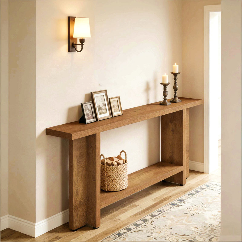 Double-Layer Storage Sofa Table,Hallway Table,Console Table