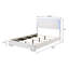 Ensemble de chambre à coucher 4 pièces blanc brillant-1170130843