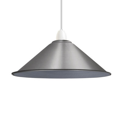 Vintage 10cm H Metal Cone Lamp Shade