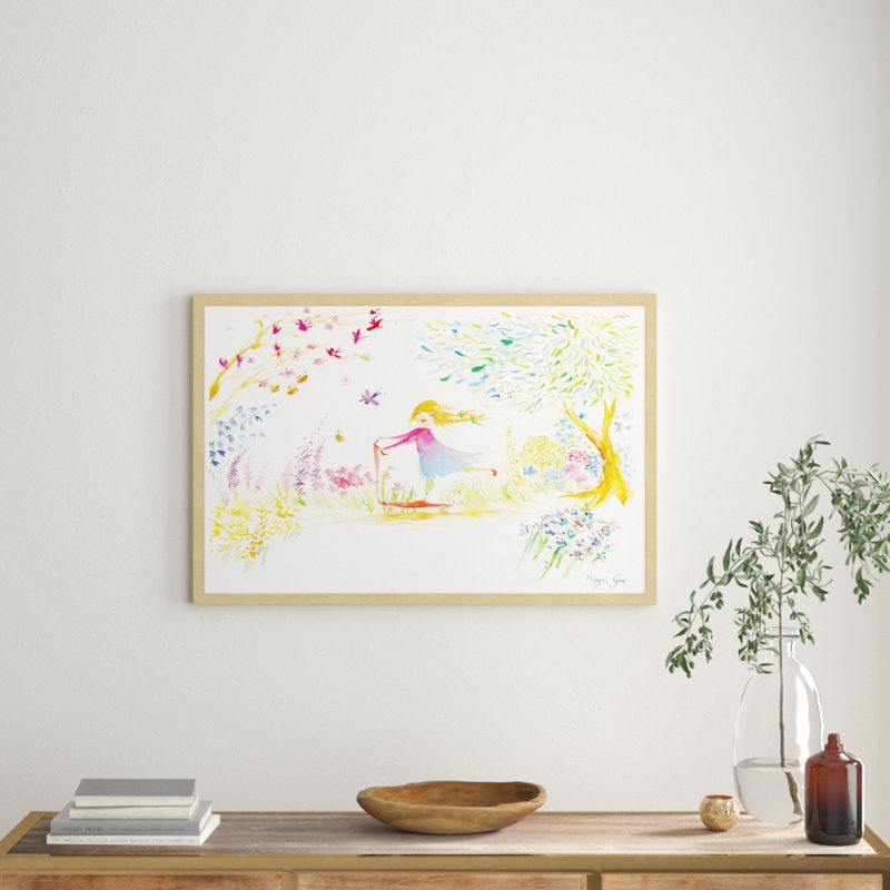 Maya Gur - Single Picture Frame Painting, 61cm H x 91cm W x 3.81cm D