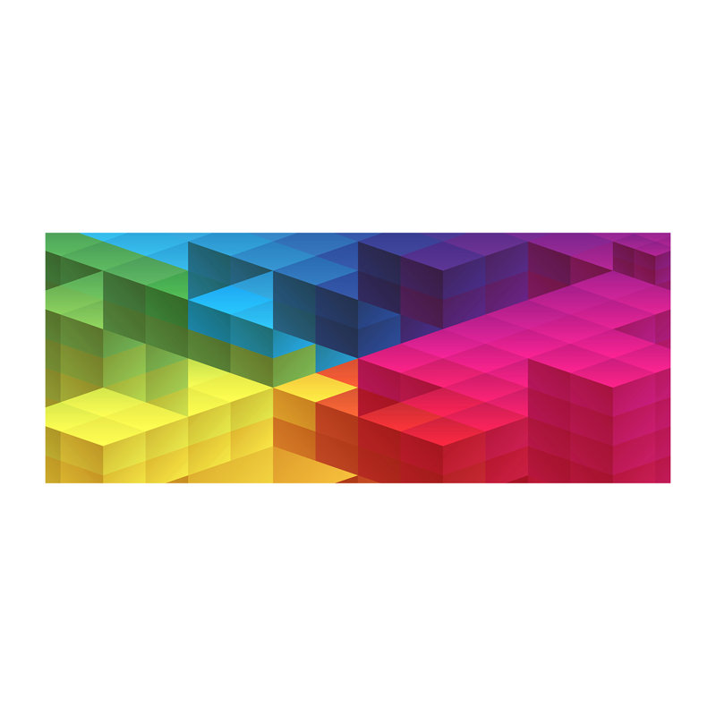 Geometric Background - Wrapped Canvas Print
